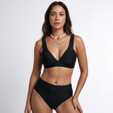 Carlena | Damskie Bikini z Wysokim Stanem i Dekoltem V