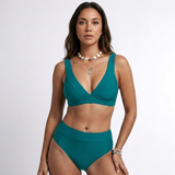 Carlena | Damskie Bikini z Wysokim Stanem i Dekoltem V