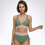 Carlena | Damskie Bikini z Wysokim Stanem i Modelującym Pasem