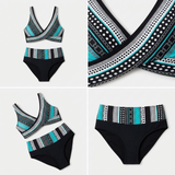 Carlena | Damskie Bikini Modelujące Sylwetkę z Wysokim Stanem