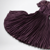 Carlena | Elegancka Sukienka Maxi z Wysokim Kołnierzem