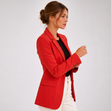 Carlena | Elegancka Marynarka o Dopasowanym Kroju