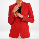 Carlena | Elegancka Marynarka o Dopasowanym Kroju