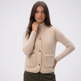 Carlena | Elegancka Kamizelka z Guzikami i Kieszeniami