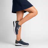 Carlena | Sneakersy Ortopedyczne na Koturnie z Zamkiem i Sznurowaniem