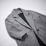 Carlena | Elegancki Płaszcz Oversize z Wełnianym Efektem