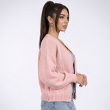 Carlena | Luźny Sweter z Motywem Cytryny