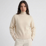 Carlena | Kaszmirowy Sweter Oversize z Golfem