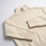 Carlena | Kaszmirowy Sweter Oversize z Golfem