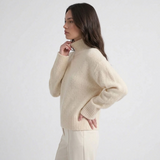 Carlena | Kaszmirowy Sweter Oversize z Golfem