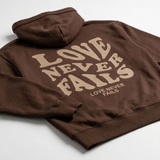 Carlena | Bluza Oversize z Nadrukiem „Love Never Fails”