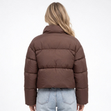 Carlena | Krótka Kurtka Puffer o Minimalistycznym Kroju