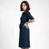 Carlena | Elegancka casualowa sukienka damska o podkreślonym kroju | Julia
