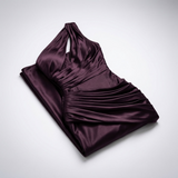Carlena | Elegancka Sukienka Maxi na Jedno Ramię z Drapowaniem