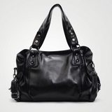 Carlena | Torba na Ramię w Stylu Vintage z Miękkiej Ekoskóry