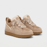 Carlena | Ocieplane Sneakersy na Platformie z Futerkiem