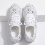 Carlena | Damskie Sneakersy Ortopedyczne BONNIE z Cyrkoniami i Oddychającą Cholewką