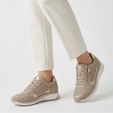 Carlena | Damskie Sneakersy Ortopedyczne Walking z Zamkiem i Amortyzacją