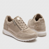 Carlena | Damskie Sneakersy Ortopedyczne Walking z Zamkiem i Amortyzacją