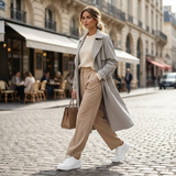 Carlena | Białe skórzane sneakersy damskie o minimalistycznym designie | Natalia