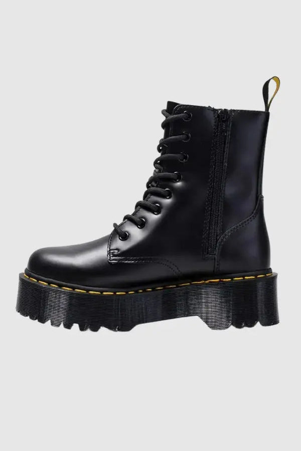 Carlena | Eleganckie skórzane botki na platformie stylowe buty z komfortem | Martyne