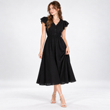 Carlena | Elegancka sukienka damska midi na lato lekka i stylowa