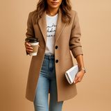 Carlena | Elegancki płaszcz damski o średniej długości | Irena