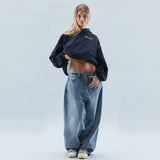 Carlena | Bluza damska oversize z nadrukiem "Withlove” z kapturem