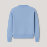 Carlena | Sweter oversize z dzianiny z detalem serca