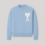 Carlena | Sweter oversize z dzianiny z detalem serca