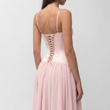 Carlena | Elegancka sukienka maxi z gorsetem sweetheart