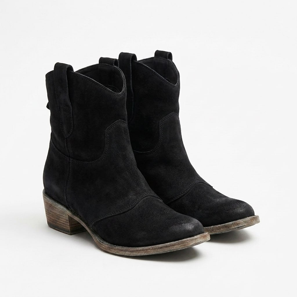 Carlena | Damskie Kowbojki za Kostkę w Stylu Western
