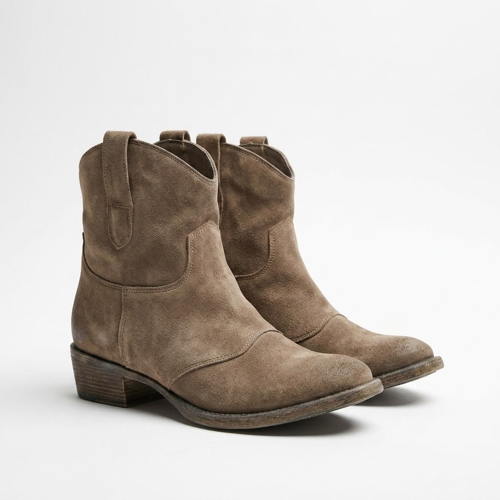 Carlena | Damskie Kowbojki za Kostkę w Stylu Western