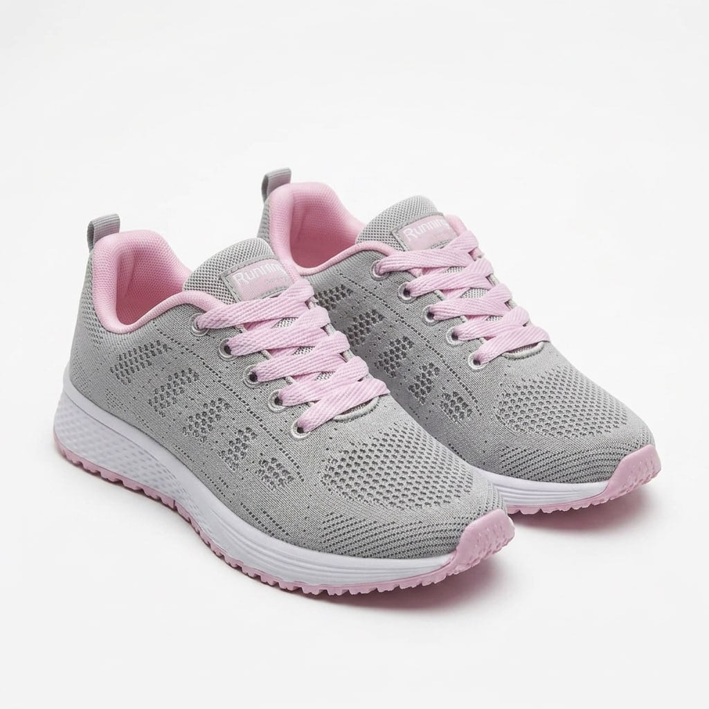 Carlena | Damskie Sportowe Sneakersy z Oddychającej Siateczki do Chodzenia