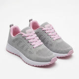 Carlena | Damskie Sportowe Sneakersy z Oddychającej Siateczki do Chodzenia