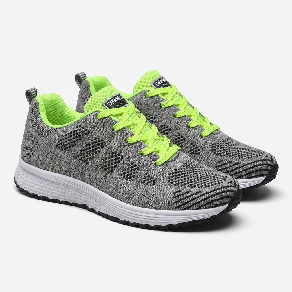 Carlena | Damskie Sportowe Sneakersy z Oddychającej Siateczki do Chodzenia
