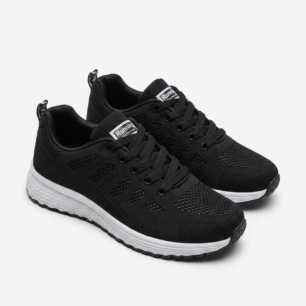 Carlena | Damskie Sportowe Sneakersy z Oddychającej Siateczki do Chodzenia
