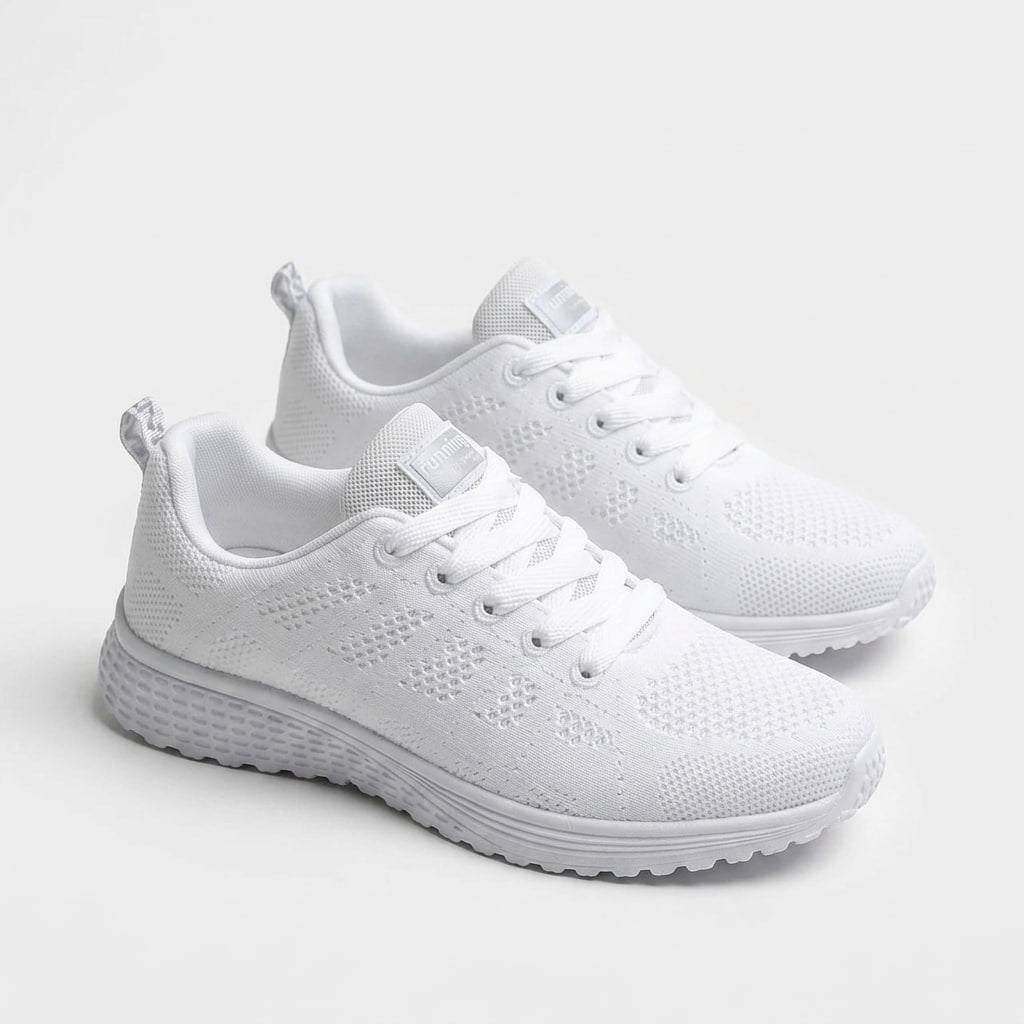 Carlena | Damskie Sportowe Sneakersy z Oddychającej Siateczki do Chodzenia