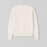 Carlena | Sweter oversize z dzianiny z detalem serca
