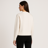 Carlena | Sweter oversize z dzianiny z detalem serca