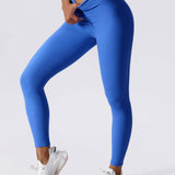 Elastyczne legginsy push up damskie wysoki stan fitness