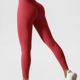 Elastyczne legginsy push up damskie wysoki stan fitness
