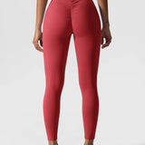 Elastyczne legginsy push up damskie wysoki stan fitness