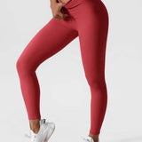 Elastyczne legginsy push up damskie wysoki stan fitness