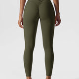 Elastyczne legginsy push up damskie wysoki stan fitness