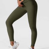 Elastyczne legginsy push up damskie wysoki stan fitness