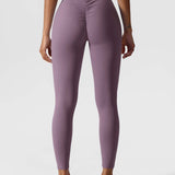 Elastyczne legginsy push up damskie wysoki stan fitness