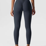 Elastyczne legginsy push up damskie wysoki stan fitness