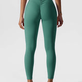 Elastyczne legginsy push up damskie wysoki stan fitness