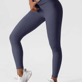 Elastyczne legginsy push up damskie wysoki stan fitness